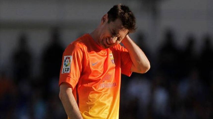 Messi'ye b&uuml;y&uuml;k şok!