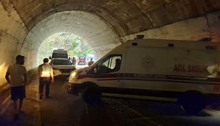 Tunceli’de tünelde trafik kazası: 8 kişi yaralandı