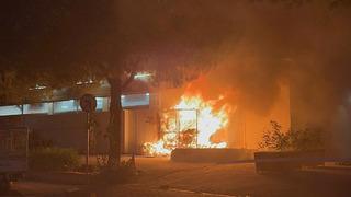 Menteşe’de yangın paniği: Çöp kutusu alev aldı