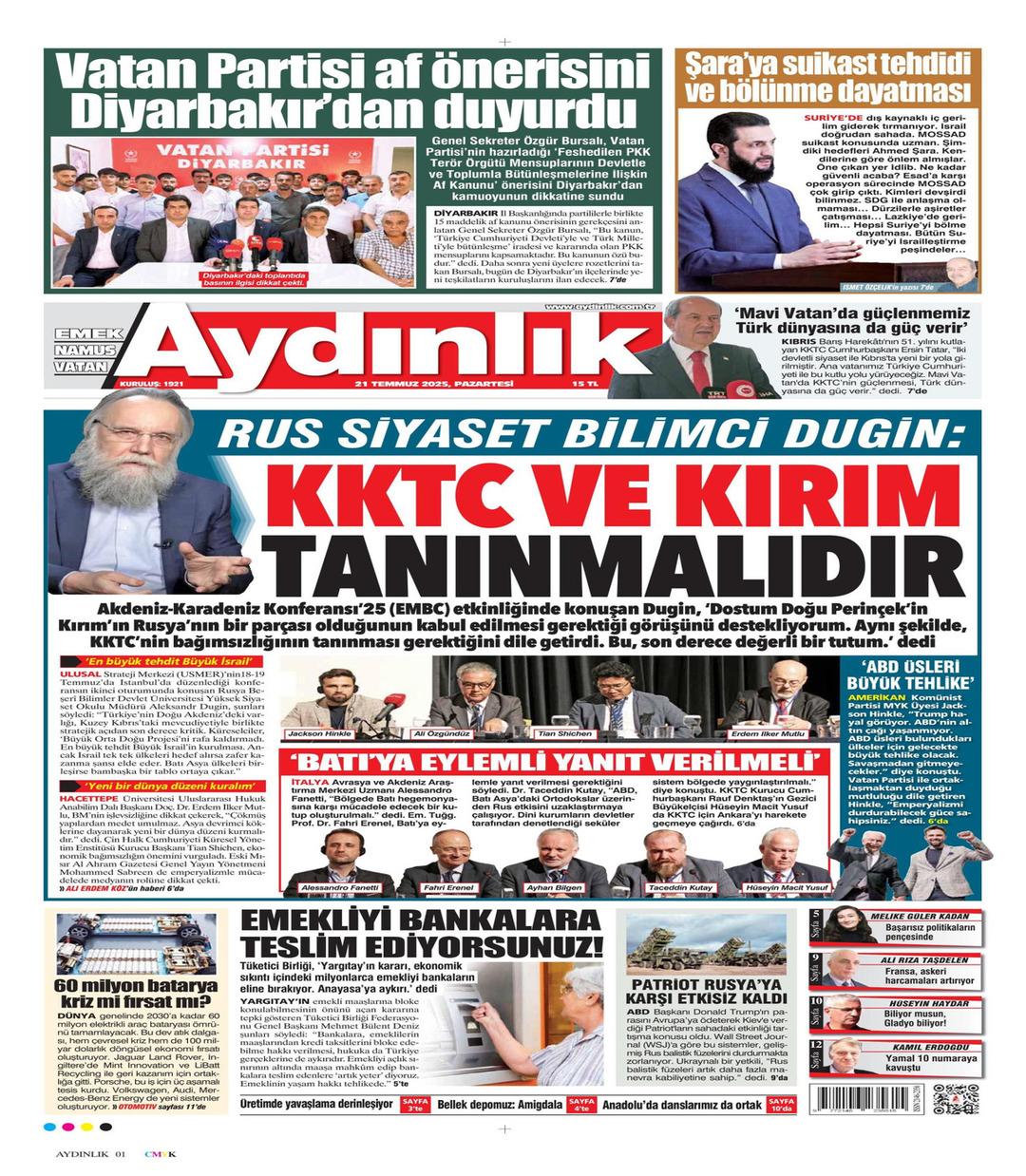 Aydınlık Gazetesi