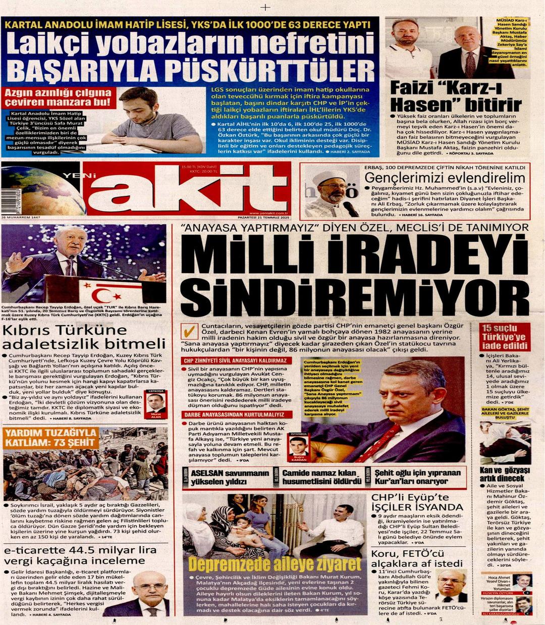 Yeni Akit Gazetesi