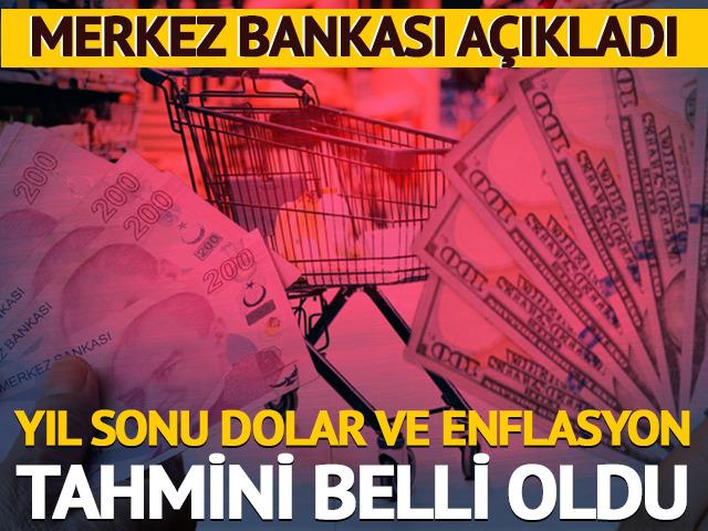 Yıl sonu dolar ve enflasyon tahmini belli oldu!