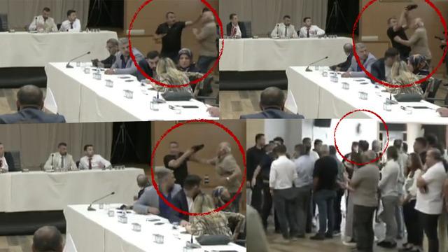 Şile Belediye Başkanvekili seçimi sırasında gerginlik! Ayakkabı fırlatmaya çalıştı