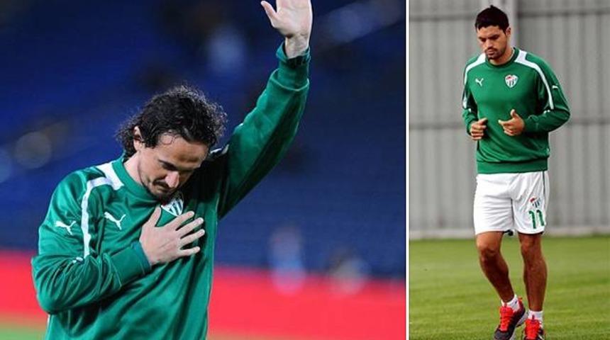 Bursaspor'da Tuncay ve Pinto depremi
