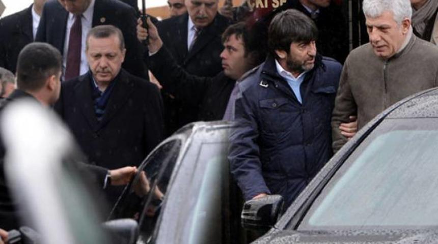 Erdoğan, Mahmut Uslu ve Rıdvan Dilmen ile g&ouml;r&uuml;şt&uuml;