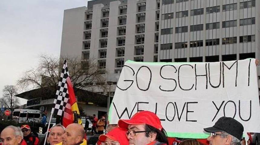 Schumacher'in eşi basını istemedi