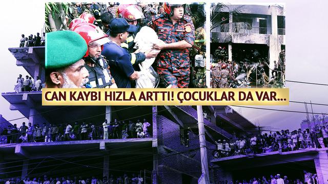 Son dakika | Can kaybı yükseldi! Dünya okul kampüsündeki faciayı konuşuyor: Savaş uçağı düşen Bangladeş'ten görüntüler geldi 