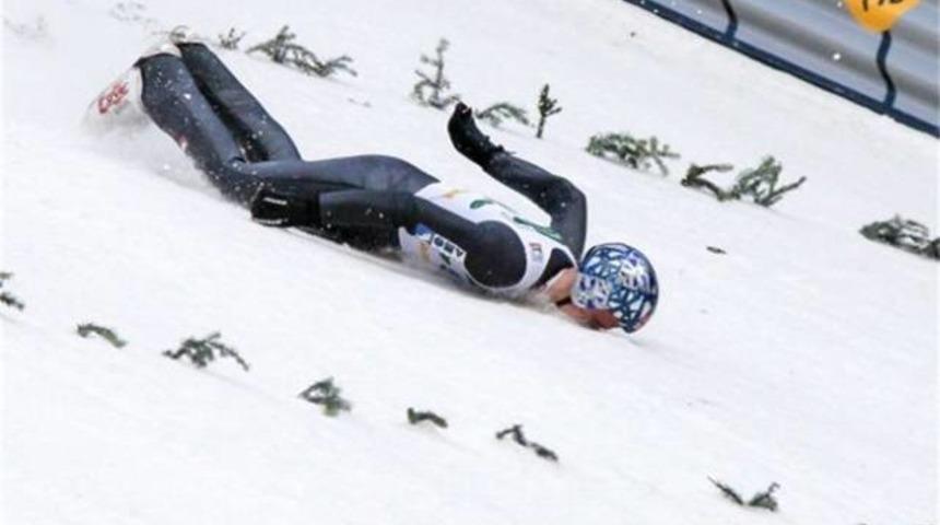 Şampiyonu komaya sokan atlayış