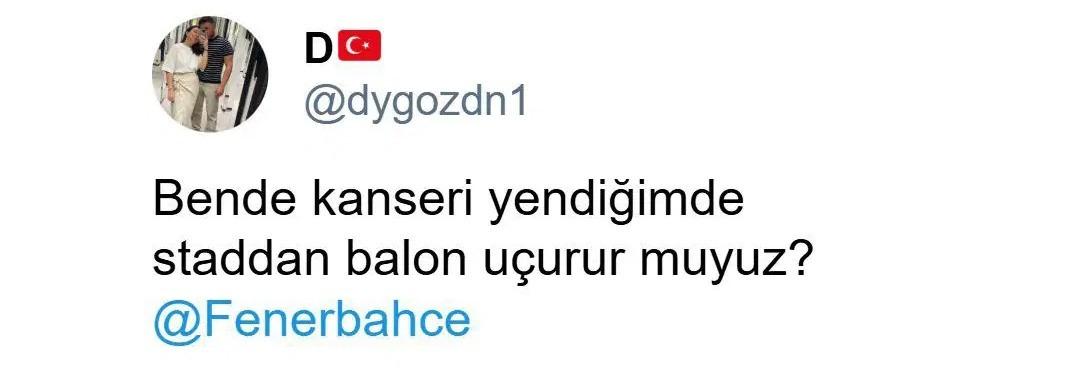 “Kanseri yendiğimde statta balon uçurur muyuz?” demişti! Duygu dan acı haber: Fenerbahçe den anlamlı paylaşım 1