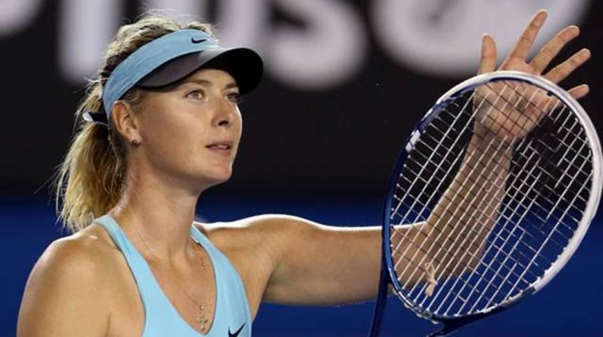 Avustralya A&ccedil;ık'ta Sharapova veda etti