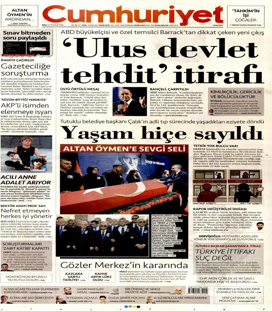 Cumhuriyet Gazetesi