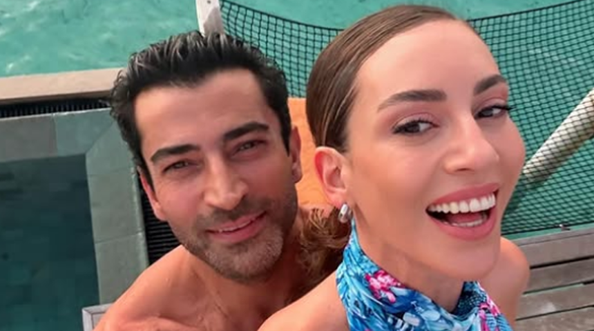 Kim demiş boşanıyorlar diye? Sinem Kobal ve Kenan İmirzalıoğlu tatilde aşka geldi