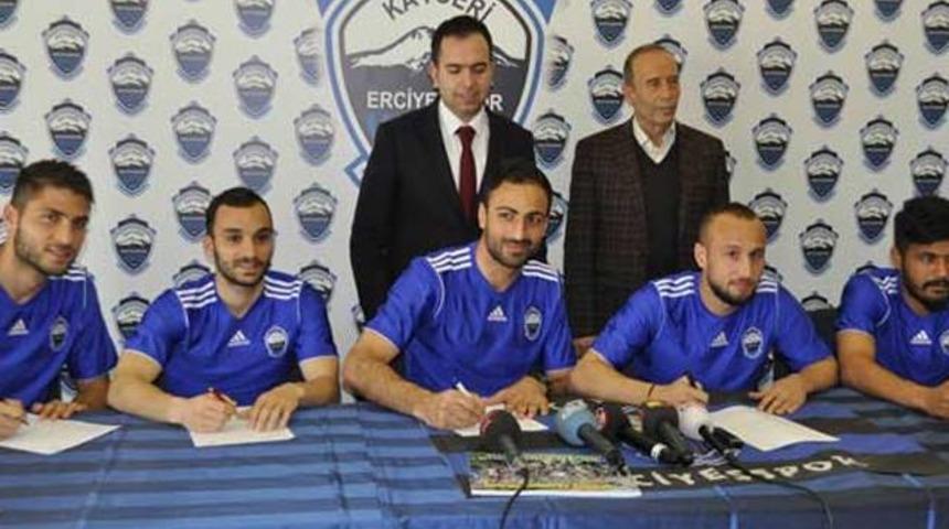 Kayseri Erciyesspor'da imza şov