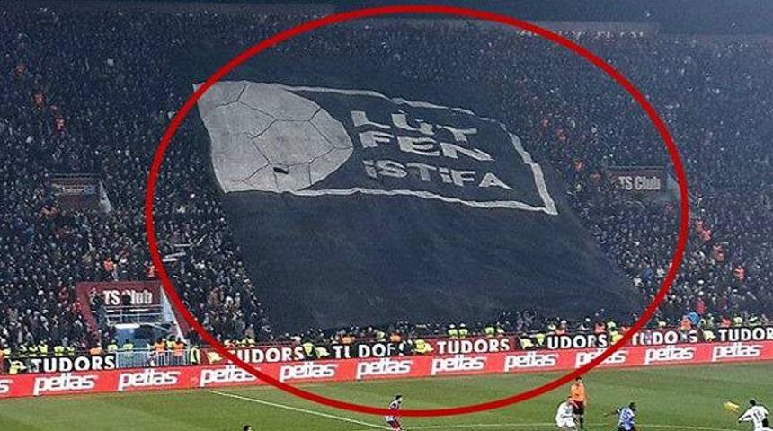 İşte LİG TV'nin göstermediği pankart!