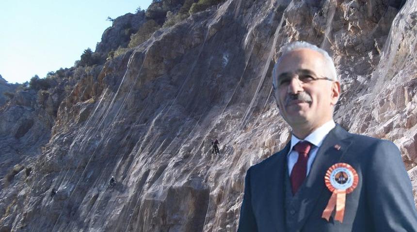 Sarp yamaçlara çelik zırh... Bakan Uraloğlu duyurdu! 794 futbol sahası büyüklüğünde çelik ağ uygulaması tamamlandı