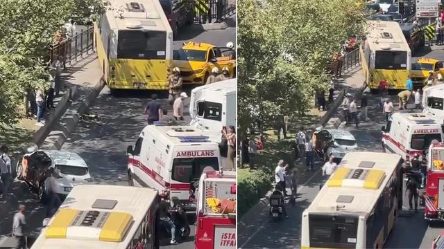  Son dakika|İstanbul'da korku dolu anlar! Beyoğlu'nda 9 aracın karıştığı zincirleme kaza! Yaralılar var
