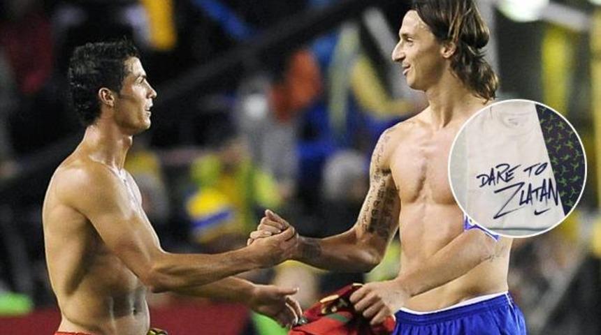 Ibrahimovic'ten Ronaldo'ya doğum g&uuml;n&uuml; hediyesi
