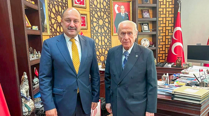 AK Parti iddiaları vardı… Kasım Gülpınar’dan MHP genel başkanı Bahçeli’ye sürpriz ziyaret! 