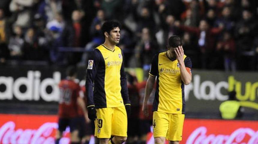 Atletico Madrid ağır yaralı!
