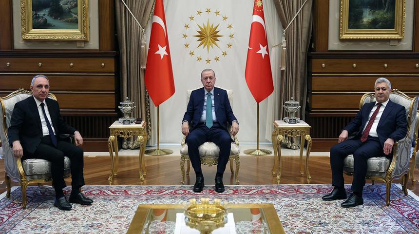 Cumhurbaşkanı Erdoğan, Azerbaycan Başsavcısı Kamran Aliyev’i kabul etti