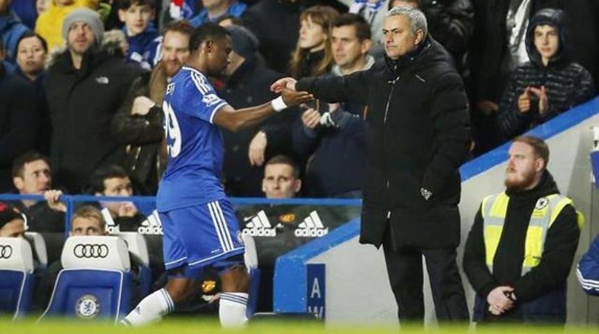 Eto'o'dan Mourinho'ya protesto