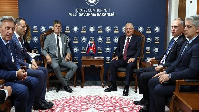 Milli Savunma Bakanı Güler, Belçika ve Slovenya Savunma Bakanlarıyla görüştü