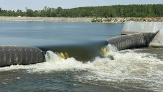 Edirne'deki hidroelektrik santralinden Meriç Nehri'ne su salındı