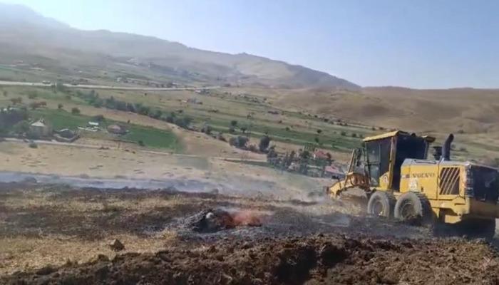 20666609-700x400 Yüksekova'da anız yangınına kepçeli müdahale