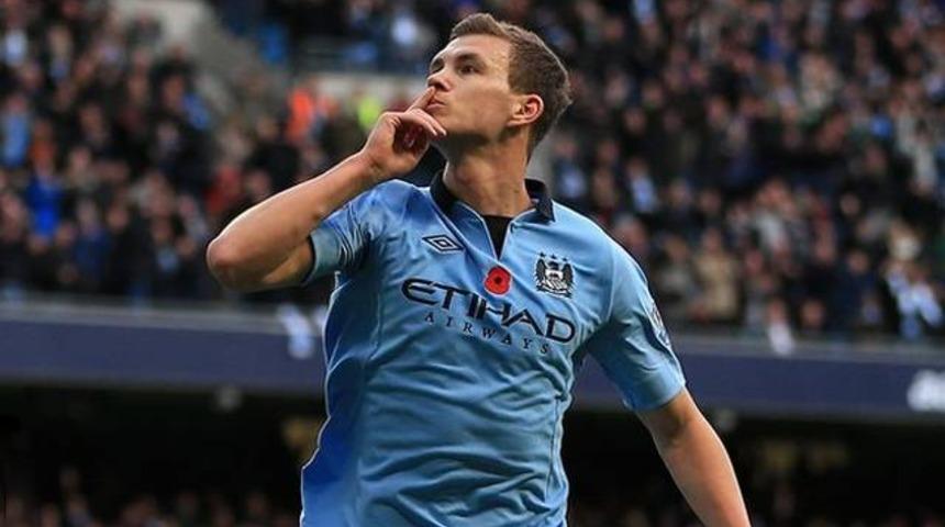 Galatasaray'a Dzeko'dan k&ouml;t&uuml; haber