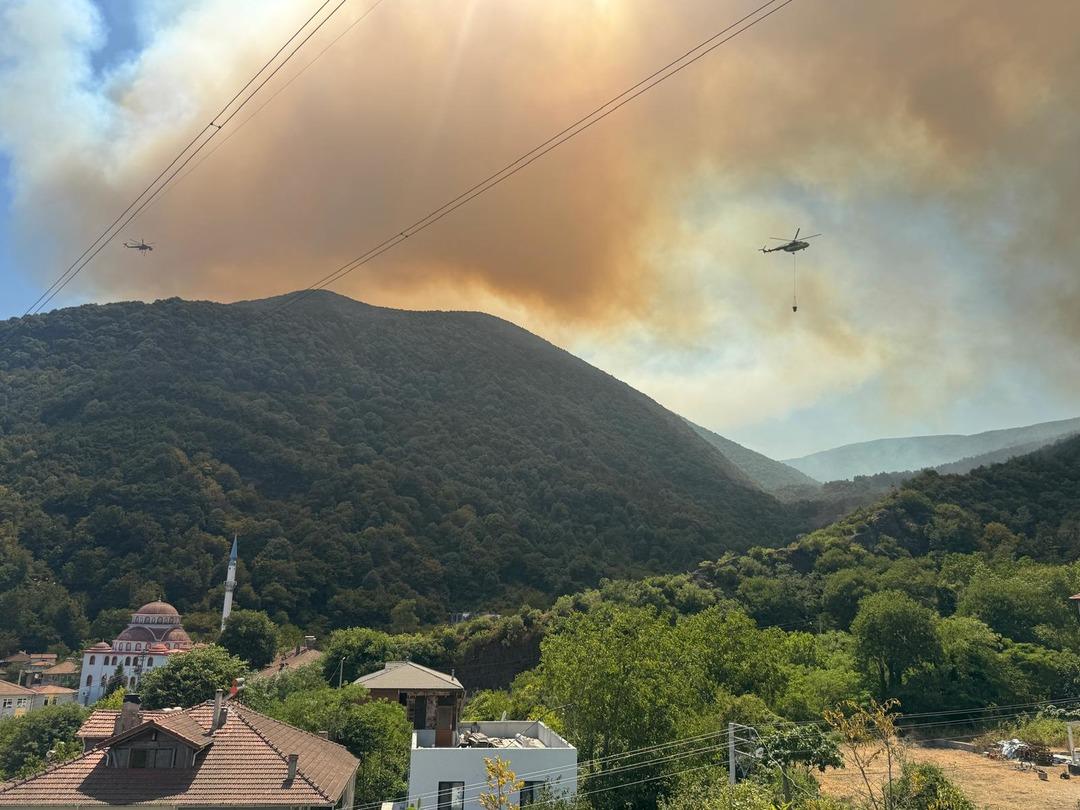 Sakarya da yeni orman yangını! Bilecik-Adapazarı istikametinde çift yönlü olarak trafiğe kapatıldı 6