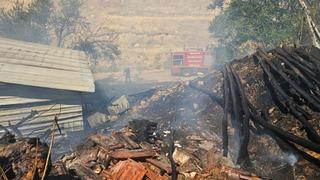 Akçadağ’da odunluk yangını korkuttu