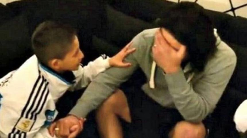 Falcao'yu ağlatan &ccedil;ocuk