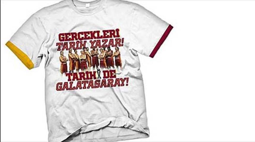 Galatasaray'dan şampiyonluğa &ouml;zel tiş&ouml;rt
