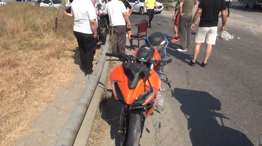 Silivri'de motosiklet kazası: Dakikalarca 'Böyle birşey olamaz' diyerek ağladı