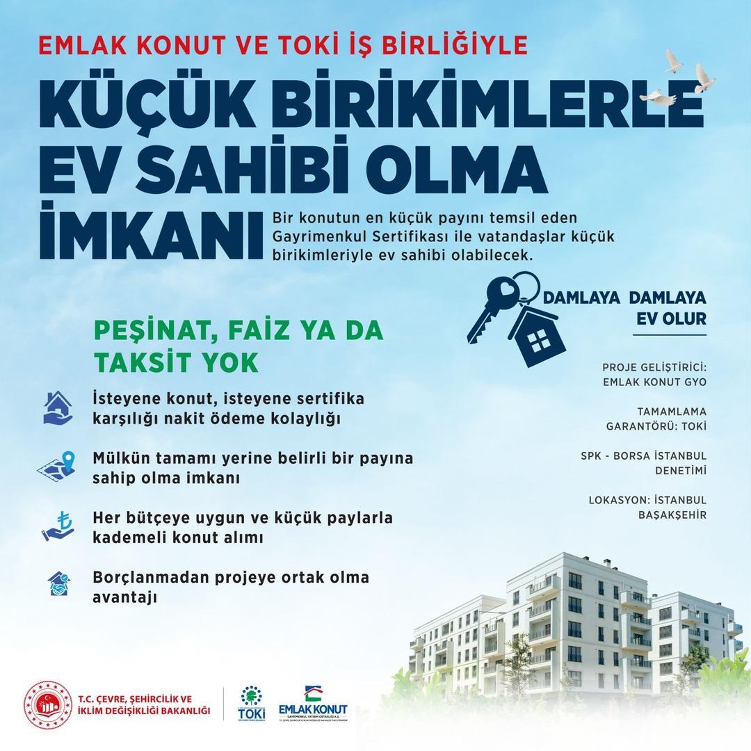 7,59 lira fiyatla... Bakan Kurum  konut alımında yeni adım ı duyurdu! İşte gayrimenkul sertifikasının detayları... 2
