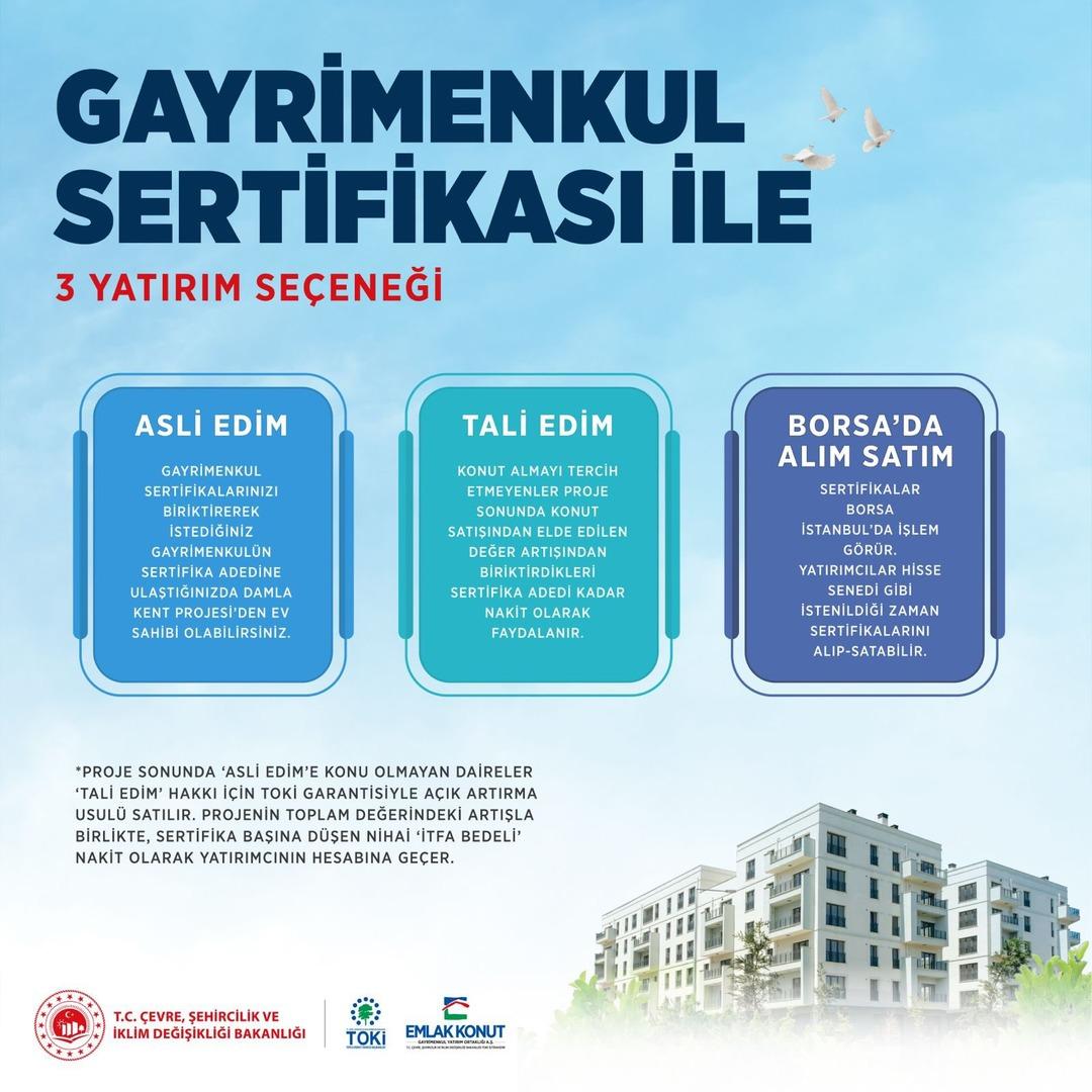 7,59 lira fiyatla... Bakan Kurum  konut alımında yeni adım ı duyurdu! İşte gayrimenkul sertifikasının detayları... 3