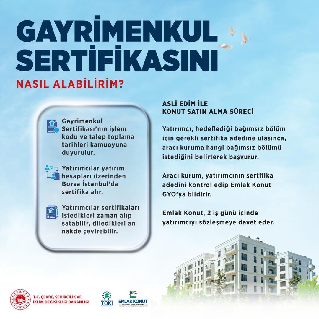 7,59 lira fiyatla... Bakan Kurum  konut alımında yeni adım ı duyurdu! İşte gayrimenkul sertifikasının detayları... 4