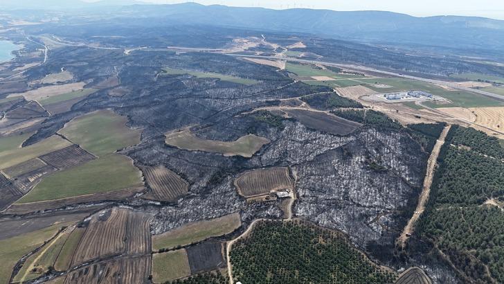37 saat sürdü! Tekirdağ'dan Çanakkale'ye sıçrayan yangın sonrası kahreden manzara: 119 futbol sahası büyüklüğünde... G2