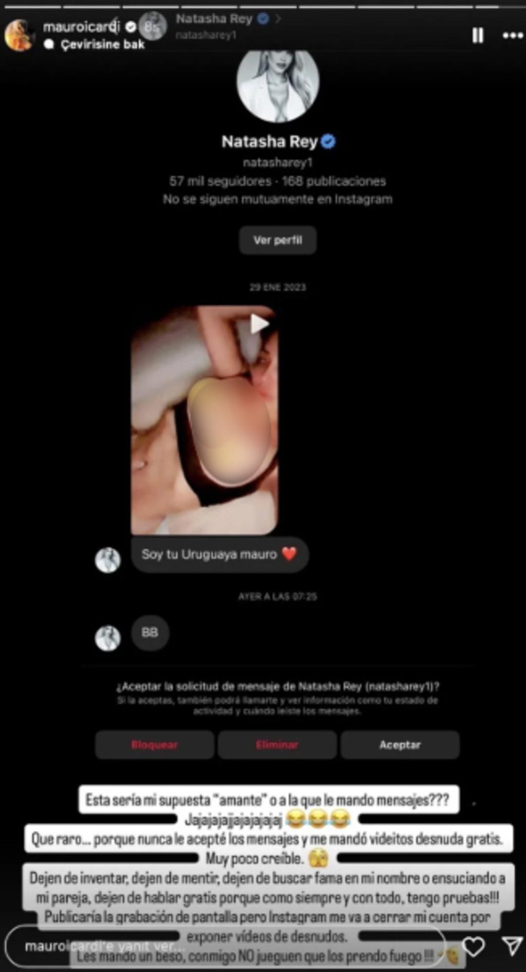 Mauro Icardi yine gündemde! Kendisine gelen müstehcen mesajı ifşa etti!  Bedava yolladı...   2