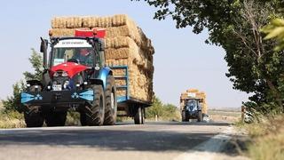 Şarköy'deki orman yangınında zarar gören üreticilere 150 ton saman yardımı