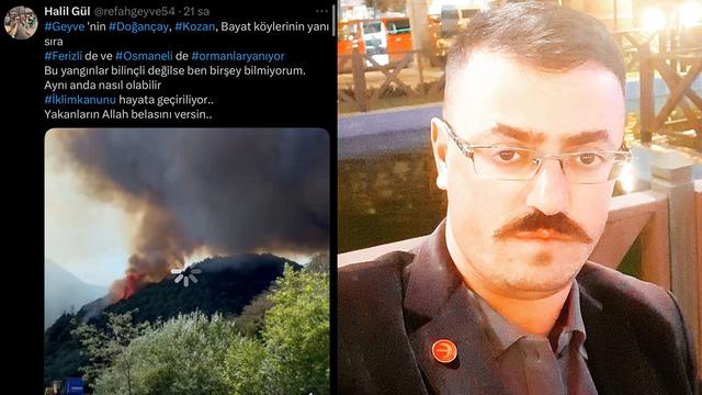 'Yangın' paylaşımı sonrası YRP'li belediye meclis üyesi Halil Gül'e gözaltı
