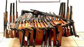 Samsun'da ruhsatsız silah operasyonunda 2 zanlı yakalandı