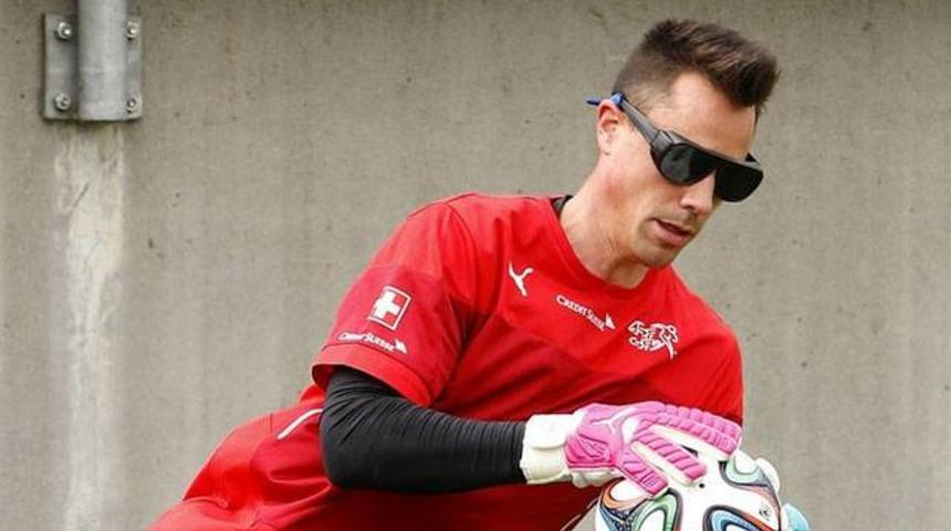 Diego Benaglio'dan ilgin&ccedil; antrenman