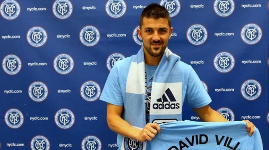 David Villa New York City'e imzayı attı