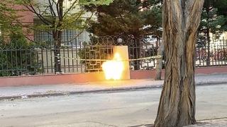 Konya’da sokakta unutulan çanta paniğe neden oldu, fünye ile patlatıldı