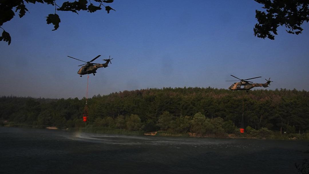 İzmir de orman yangını: Havadan ve karadan müdahale başladı 1