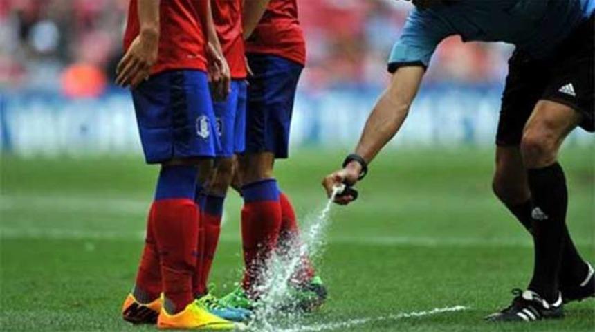 Dünya Kupası'nda bir ilk daha! Sprey teknolojisi...