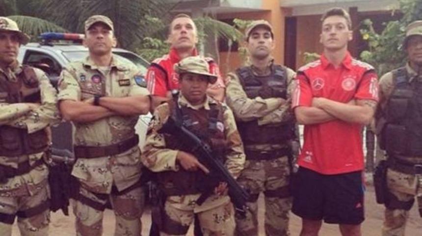 Brezilyalılar'dan Mesut ve Podolski'ye tepki