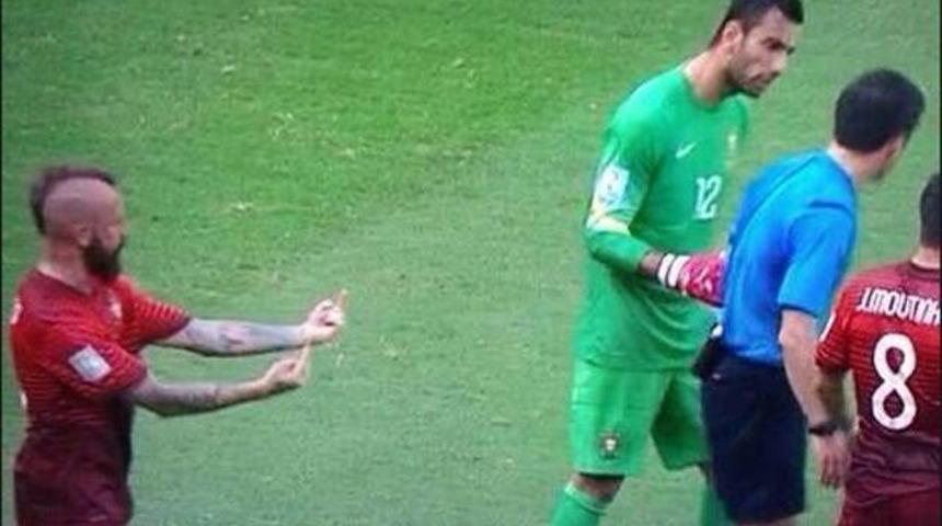 Portekiz Federasyonu'ndan Meireles'in hareketi i&ccedil;in a&ccedil;ıklama