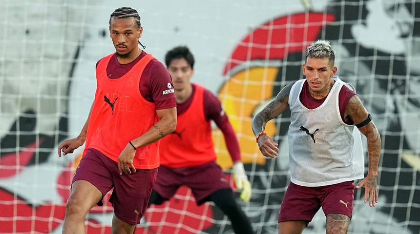 Leroy Sane, Galatasaray ile ilk antrenmanına çıktı